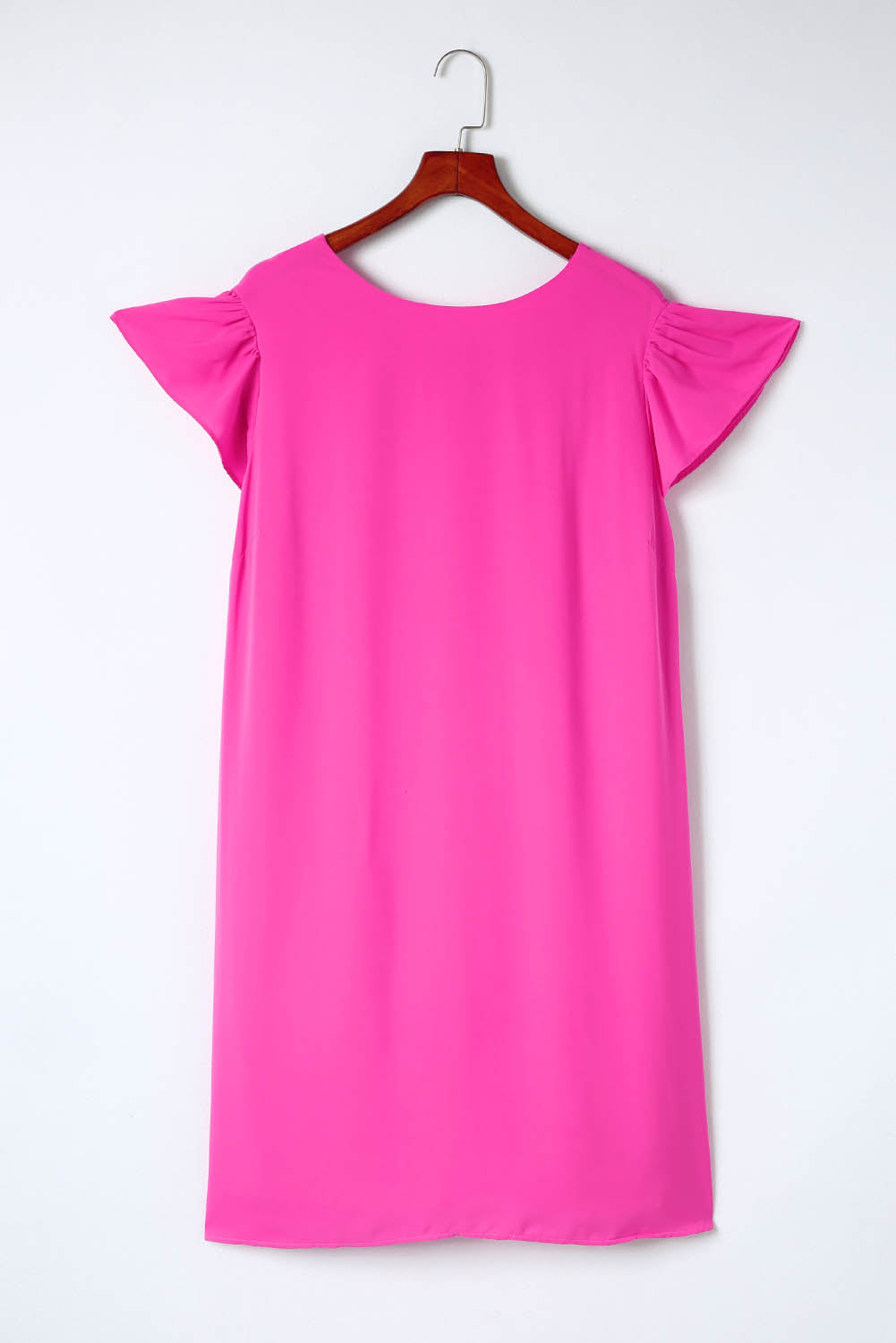 Rose Plus Size Ruffle Sleeve Mini Dress - SELFTRITSS
