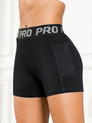 Elastic Waist Active Shorts with Pockets - SELFTRITSS