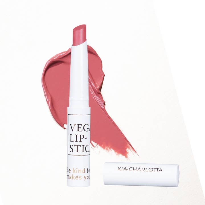 Natural Vegan Lipstick “Problem Solver” - Light Neutral Pink