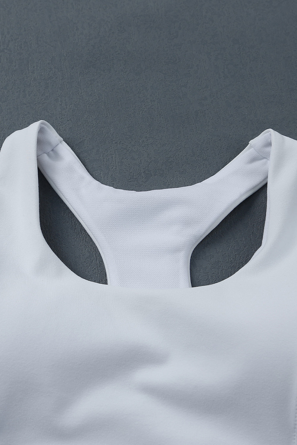 White Athletic Push Up Sports Bra - SELFTRITSS