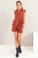 Linen Shirt and Shorts Set - SELFTRITSS   