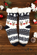 Black Christmas Flake Thermal Socks - SELFTRITSS