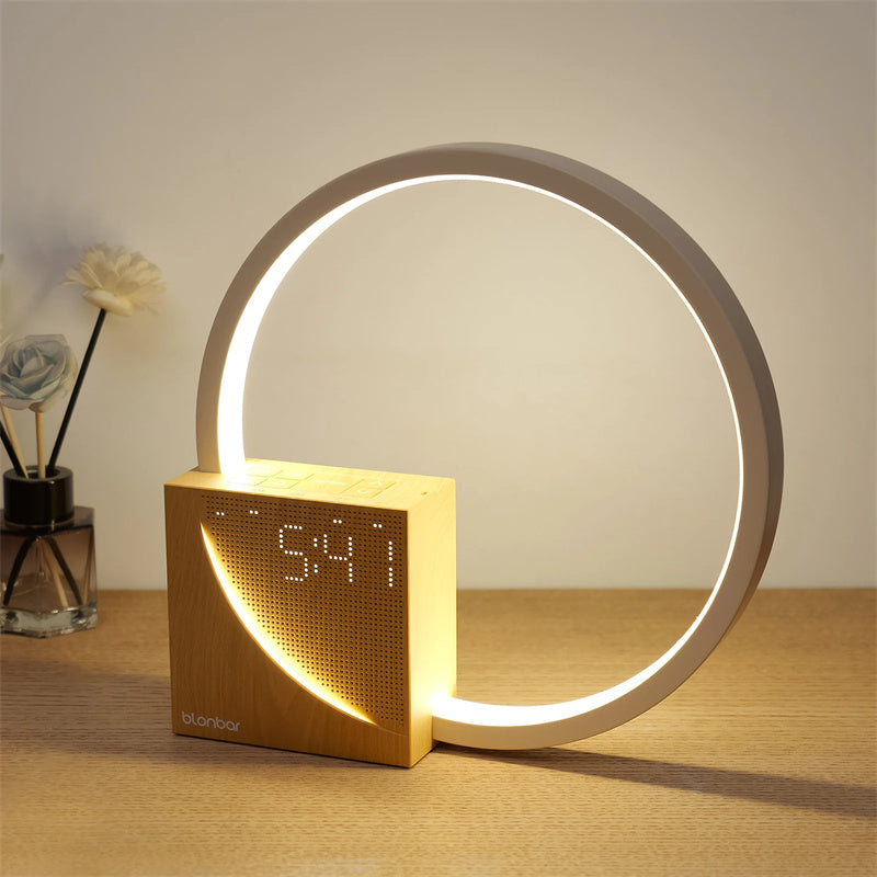 Wireless Charging Desk Lamp With Alarm Clock - SELFTRITSS