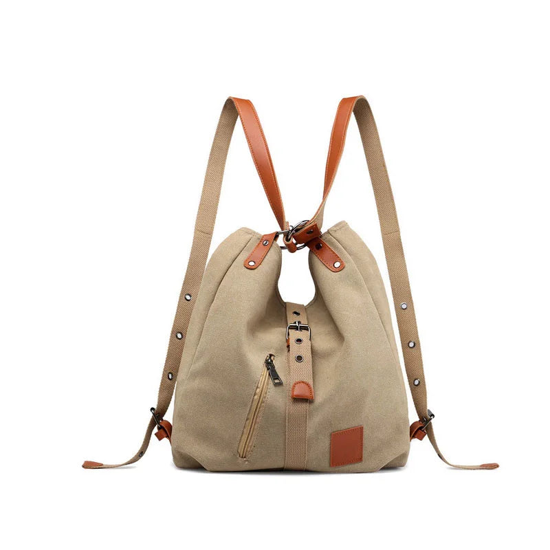 Canvas Women Multifunction Women Back Pack Bag - SELFTRITSS   