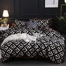 Luxury Black Bedding Set 3 Piece - SELFTRITSS   