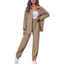 Lapel Cardigan Casual Suit Women - SELFTRITSS   