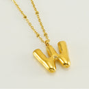 Bubble Letter  Necklace - SELFTRITSS