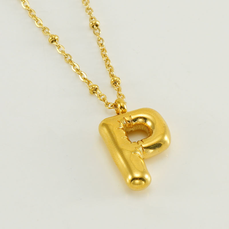 Bubble Letter  Necklace - SELFTRITSS