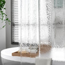 Waterproof Clear Pebble Transparent Shower Curtain (W180xH180cm) - SELFTRITSS