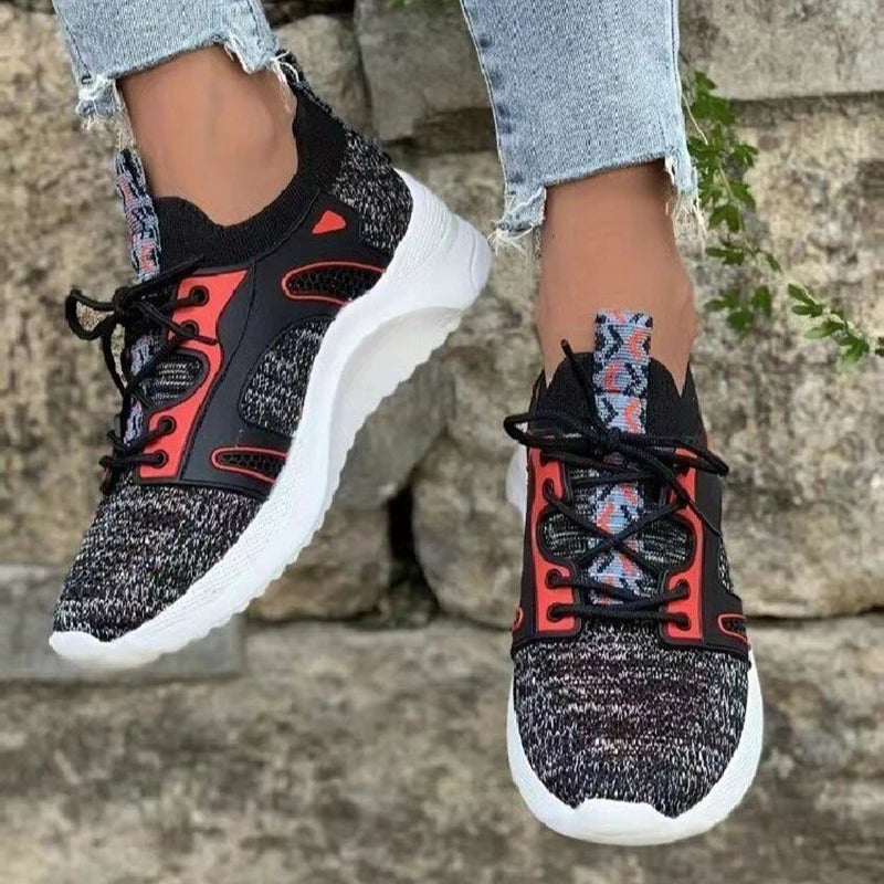 Breathable Mesh Knitted Sneakers