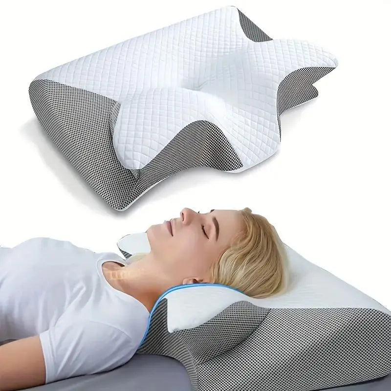 Orthopedic Butterfly Sleep Memory Neck Pillow
