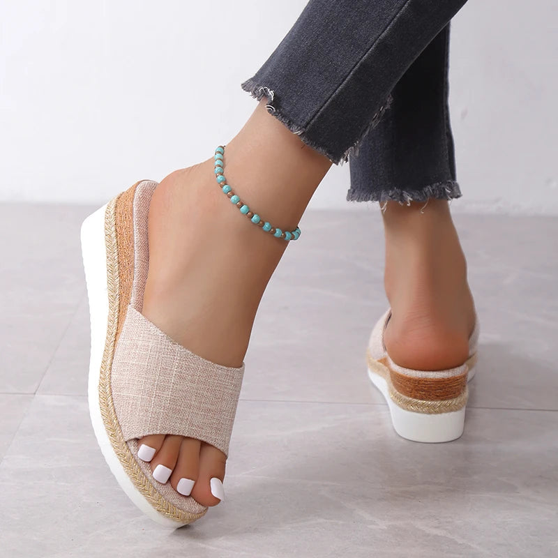 Casual Wedge Slippers Platform Sandals - SELFTRITSS