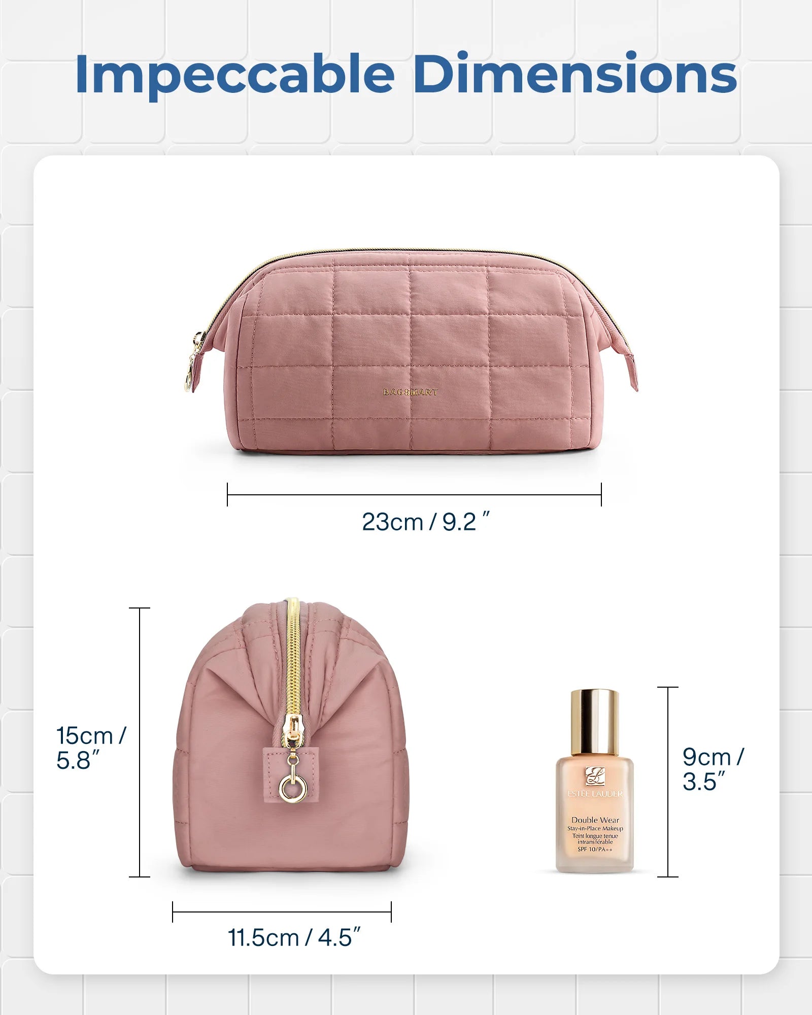 Portable Pink Make Up Bag - SELFTRITSS   