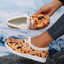Print Lightweight Faux Fur Loafers - SELFTRITSS