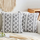 White Fluffy Soft Throw Pillowcover For Sofa Couch Cushion Covers - SELFTRITSS