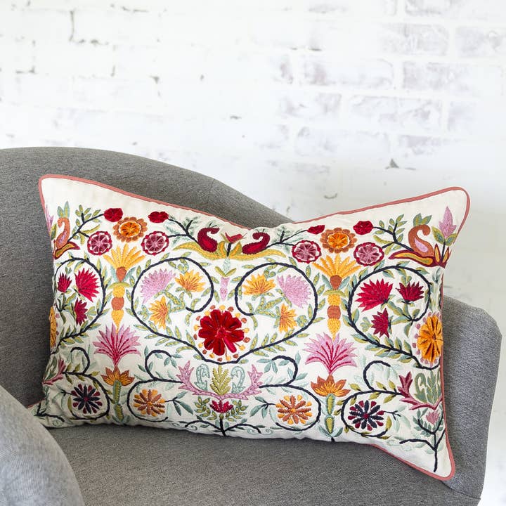 Pippa Floral Throw Pillow - SELFTRITSS
