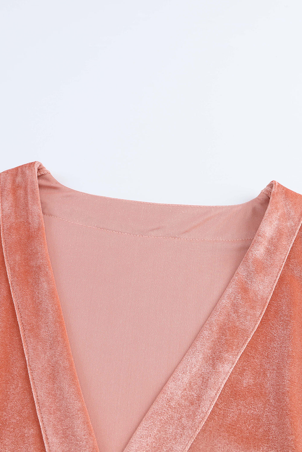 Pink Retro Velvet Wide Sleeves Cardigan - SELFTRITSS