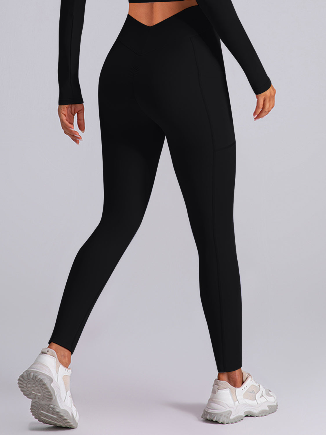 High Waist Active Leggings with Pockets - SELFTRITSS   