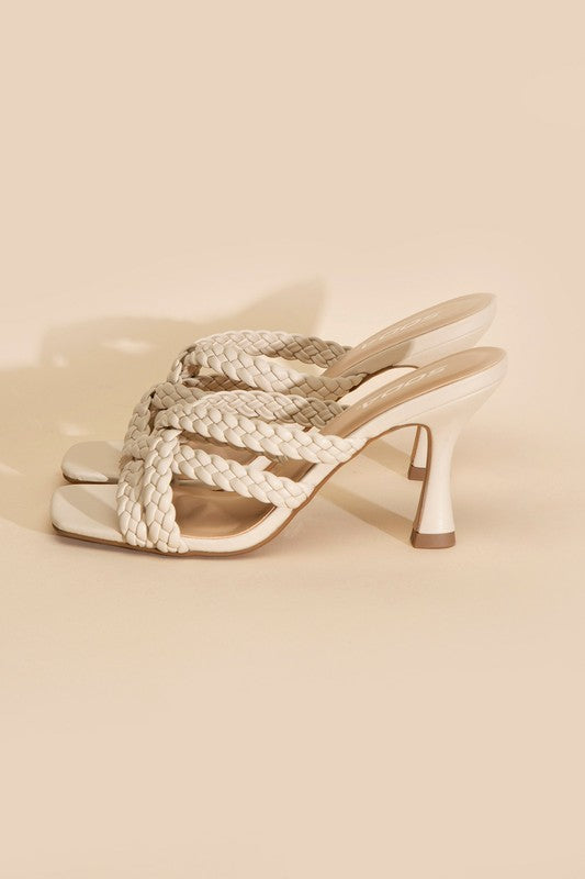 Double Cross Braided Heels - SELFTRITSS   