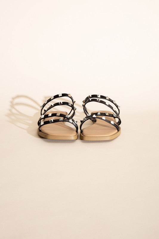 TEMIRA-S Stud Flat Slides - SELFTRITSS   