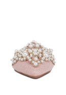 Embellished Delicate Pearl Mules - SELFTRITSS