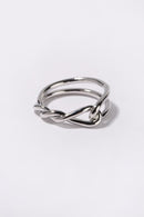 Twisted ring - silver - SELFTRITSS   