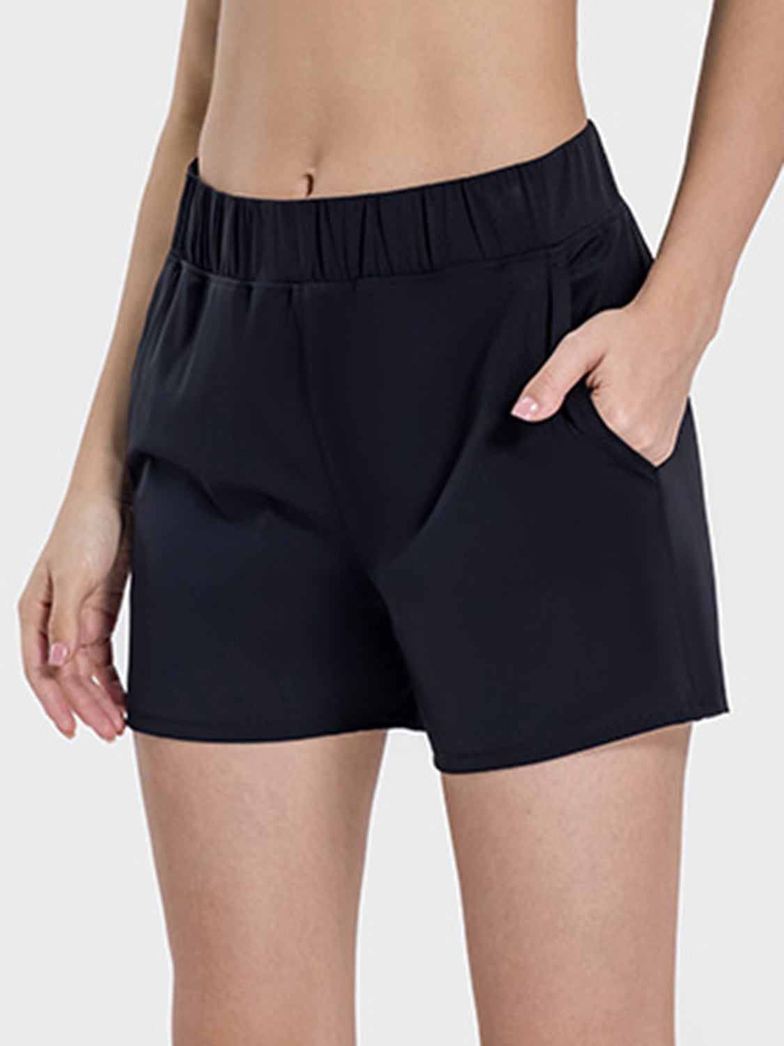 Elastic Waist Active Shorts - SELFTRITSS
