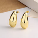 Glossy Water Drop Earrings - SELFTRITSS