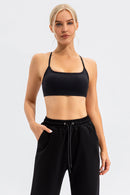 Crisscross Spaghetti Strap Active Cami - SELFTRITSS   