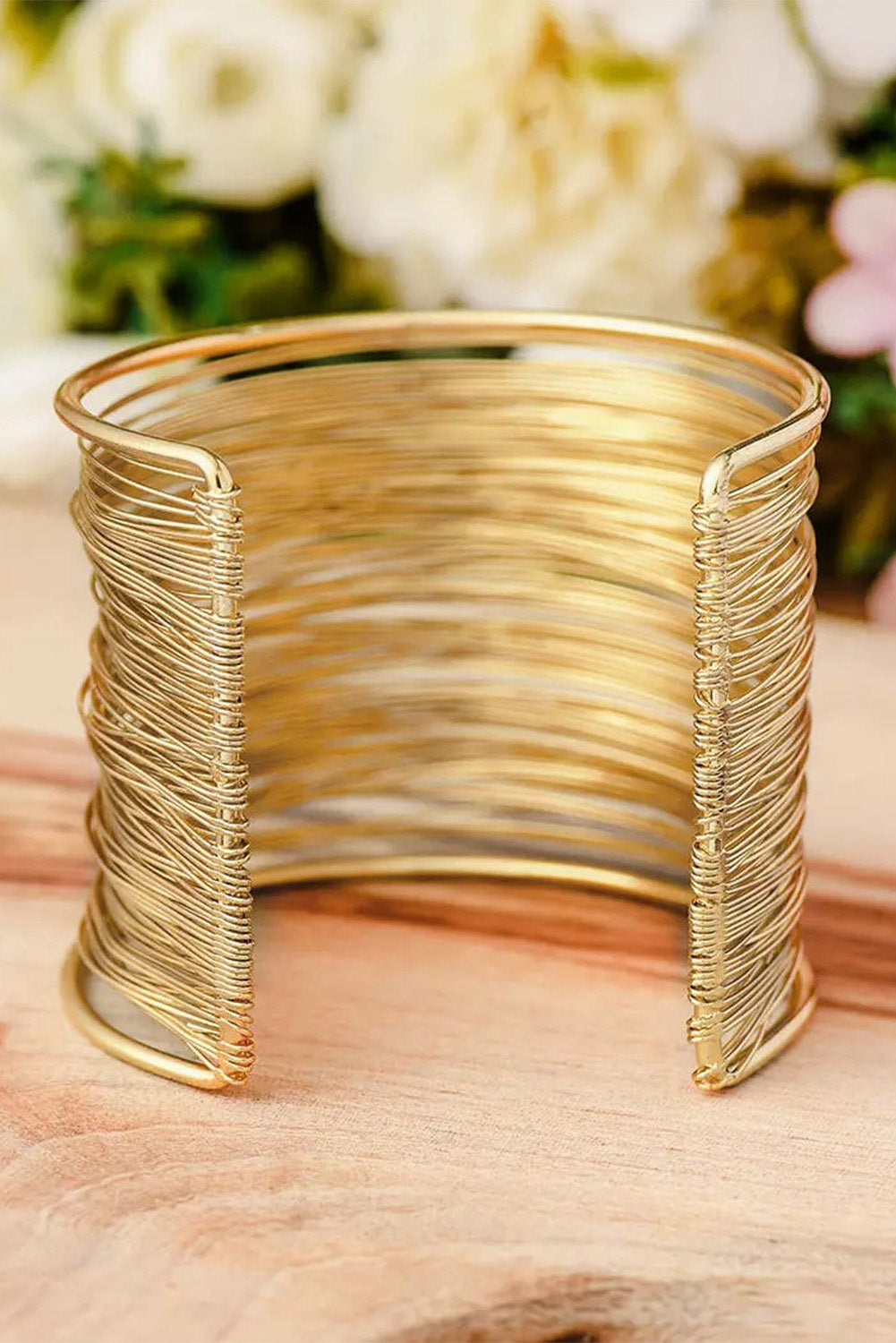 Gold Luxury Heavy Metal High Quality Open Wire Bracelet - SELFTRITSS   