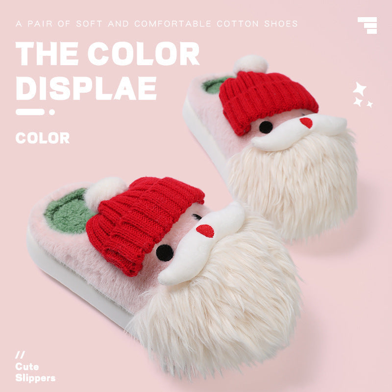 Santa Claus Warm- lined Slippers