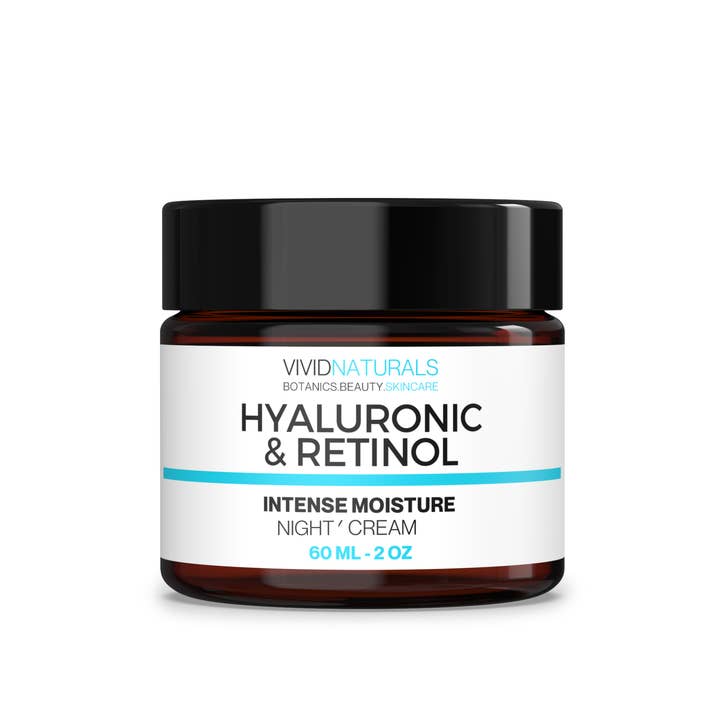 Vivid Naturals - Hyaluronic Acid & Retinol Night Cream - 2oz - SELFTRITSS