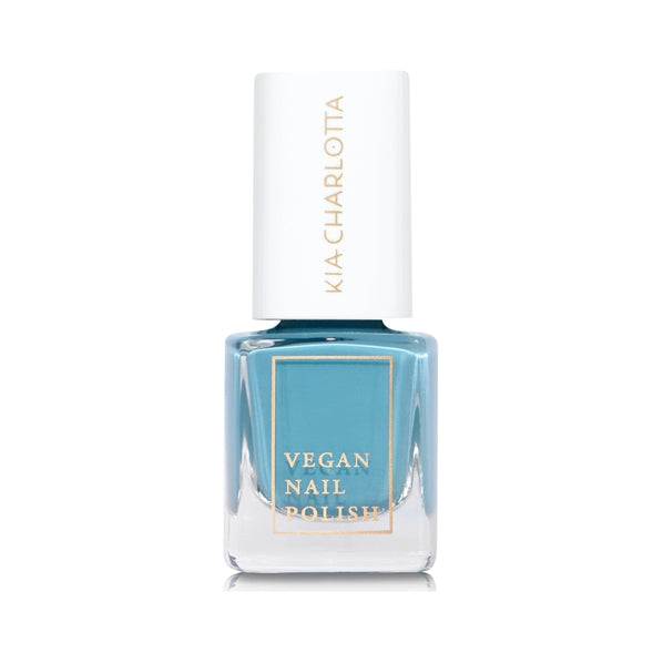 Vegan Nail Polish “Sunny Skies” - Light Stone Blue