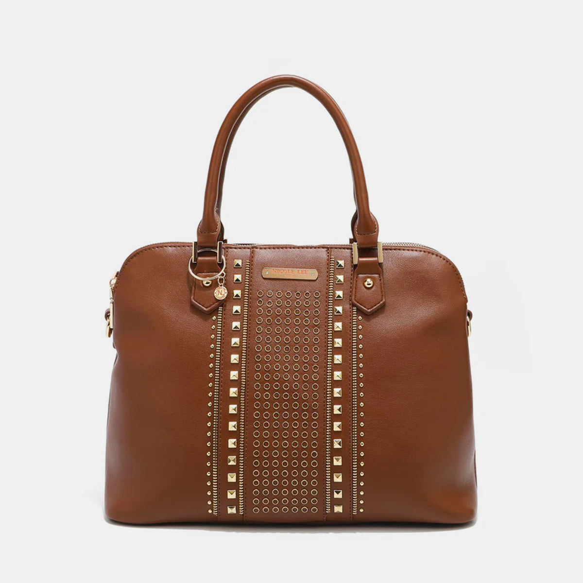 Nicole Lee USA Studded Decor Handbag - SELFTRITSS