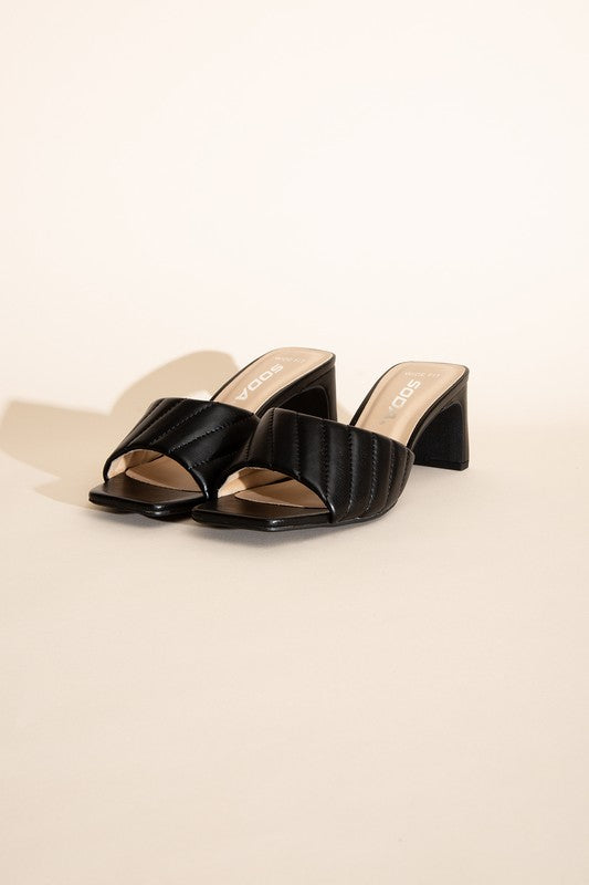 Slide Mule Heels - SELFTRITSS   