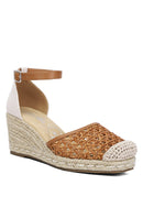 Mason Pin Buckle Wedge Heel Espradilles - SELFTRITSS  