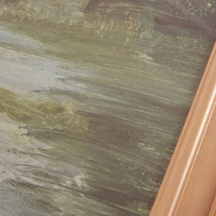 River Fields Framed Landscape Painting Wall Art