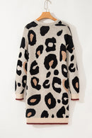 Leopard Print Cardigan Long Sleeve