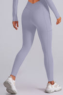 High Waist Active Leggings with Pockets - SELFTRITSS   