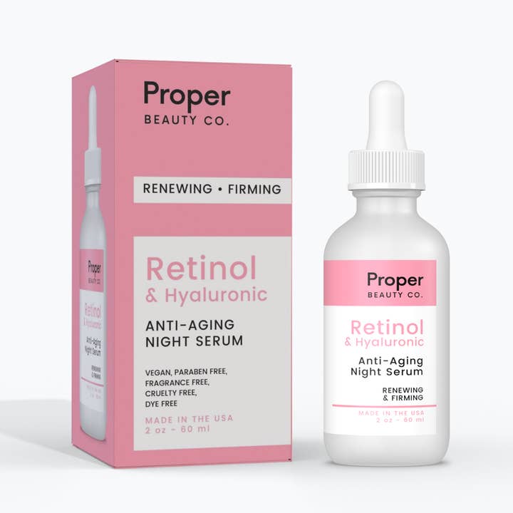 Proper Beauty Co. - Retinol & Hyaluronic Acid Night Serum - SELFTRITSS