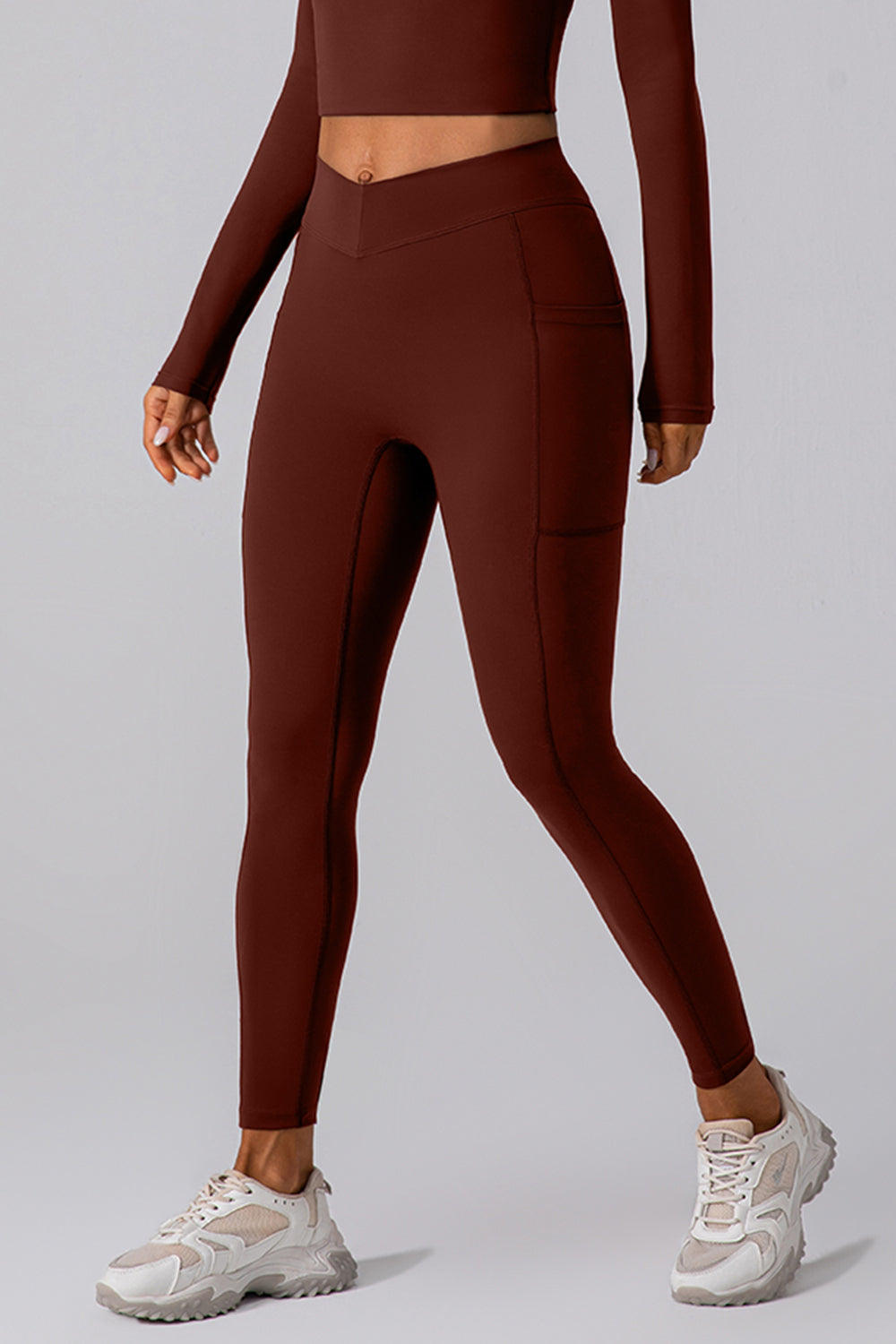 High Waist Active Leggings with Pockets - SELFTRITSS   