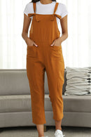 Full Size Square Neck Wide Strap Jumpsuit - SELFTRITSS