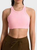 Wide Strap Cropped Sport Tank - SELFTRITSS   