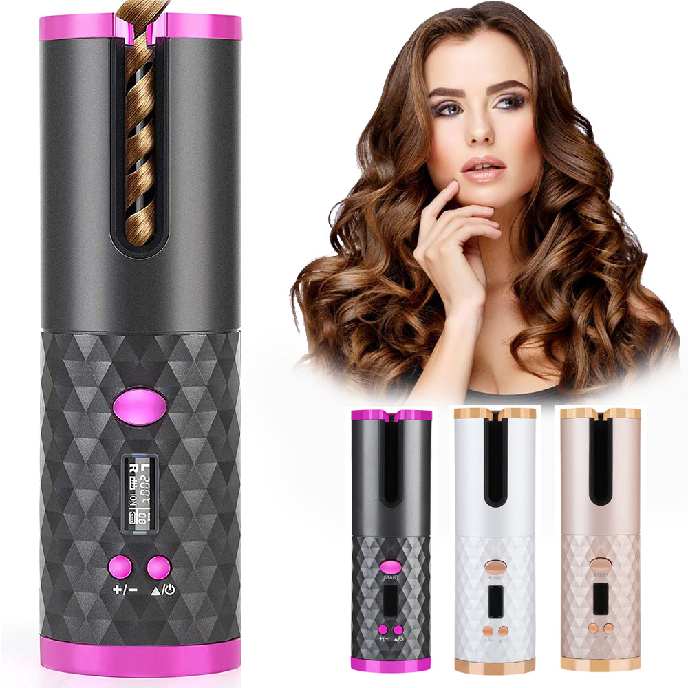 Rechargeable Automatic Rotating Hair Curler - SELFTRITSS
