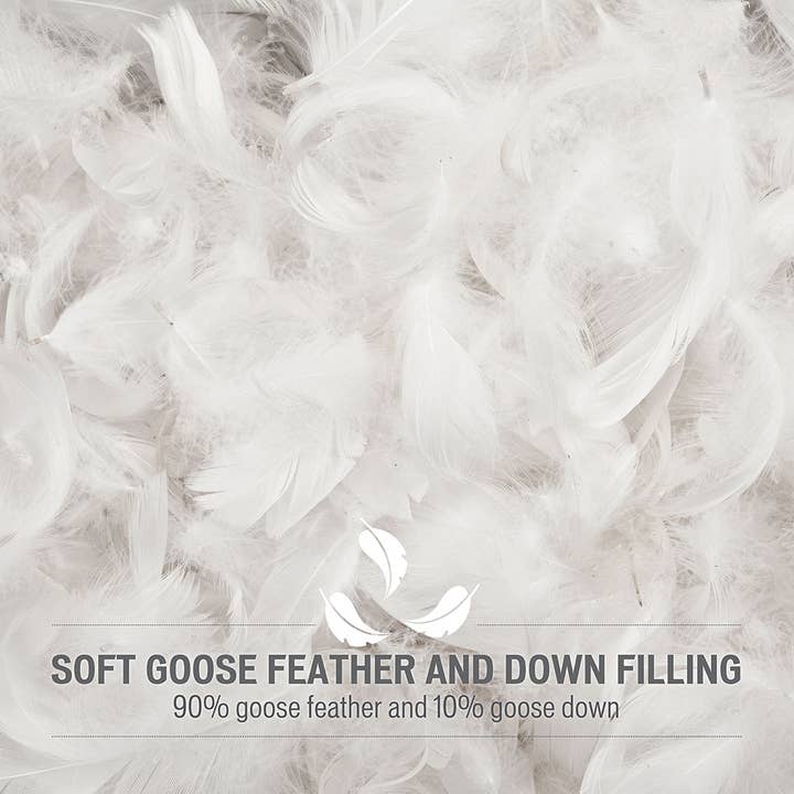 Goose Feather and Down Filling All-Season Blanket - SELFTRITSS