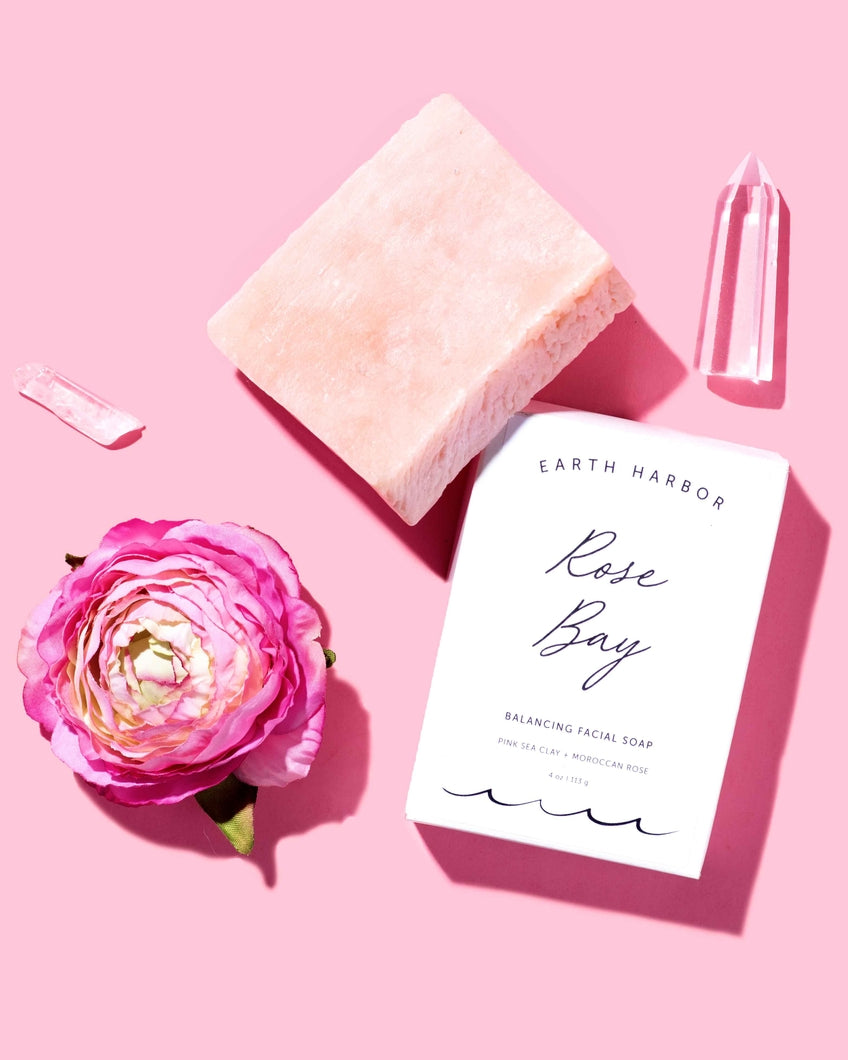 Facial Soap: Pink Sea Clay + Rose - SELFTRITSS