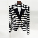 Women's Slim Double-breasted  Cotton Formal Blazer - SELFTRITSS   