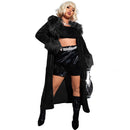 Women's Mid-length Loose Fur Coat - SELFTRITSS