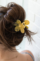 Yellow Flower Hair Claw Clip - SELFTRITSS