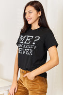 Simply Love Letter Graphic Round Neck T-Shirt - SELFTRITSS